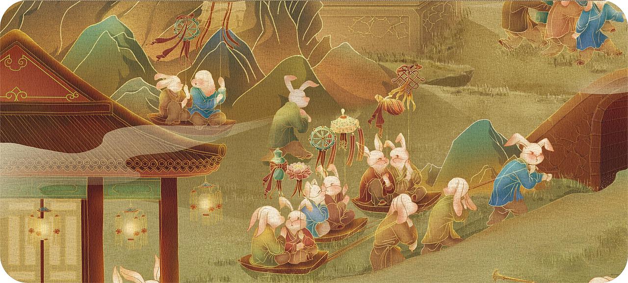 《太平有象》--古画重绘（图ZMzM1Mjc0OTI0） - 商业插画 - 站酷设计师饼饼画饼原创素材 - 站酷ZCOOL