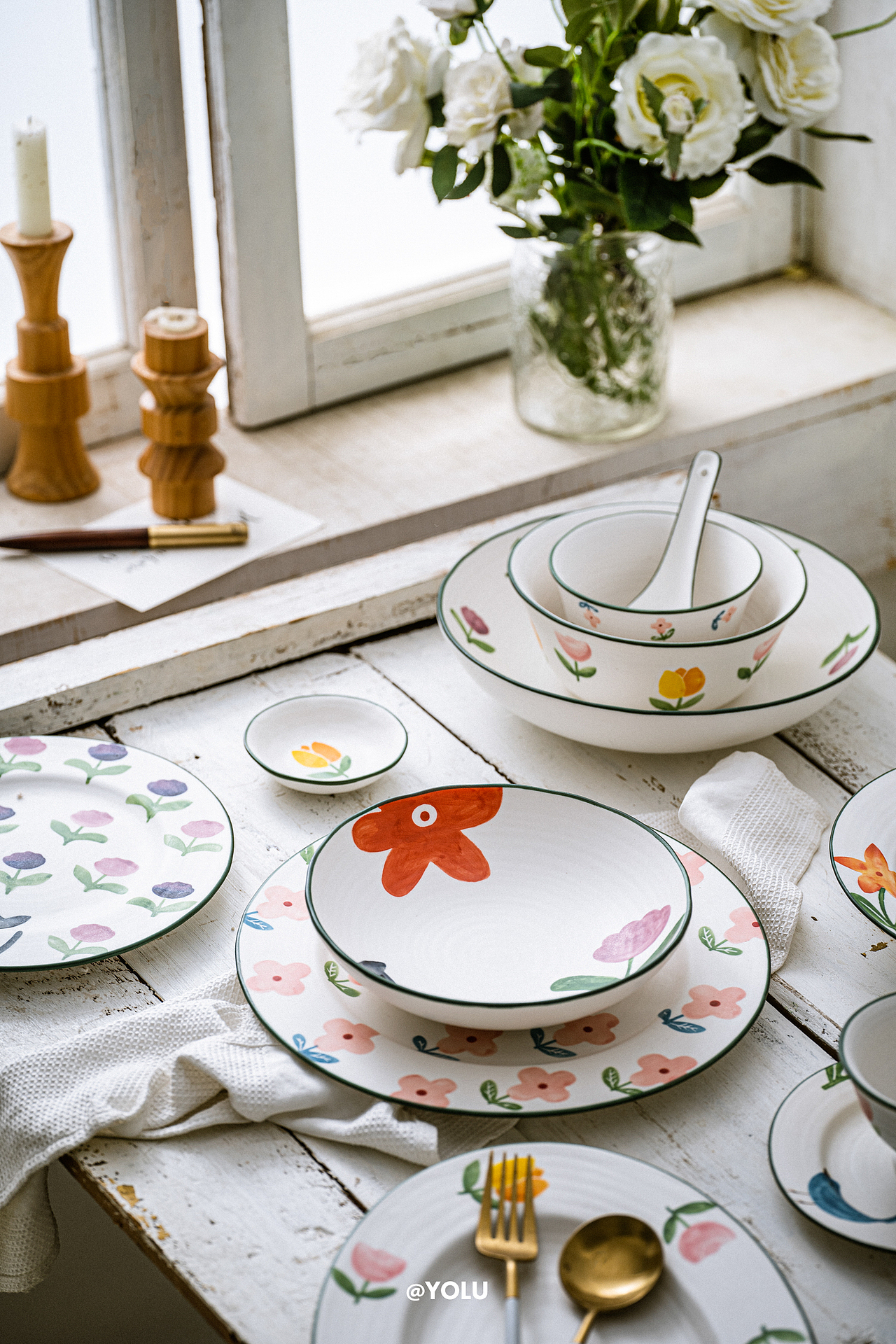 拾一月 x 复古餐具拍摄