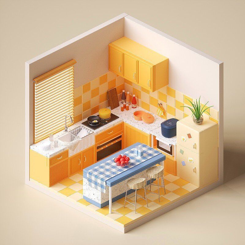 近期C4D零基础课程小房间案例优秀作业-C4D蜂巢计划(图ZMzQ0MDQxNTky) - 场景 - 站酷设计师我就是NiaoNiao原创素材 - 站酷ZCOOL