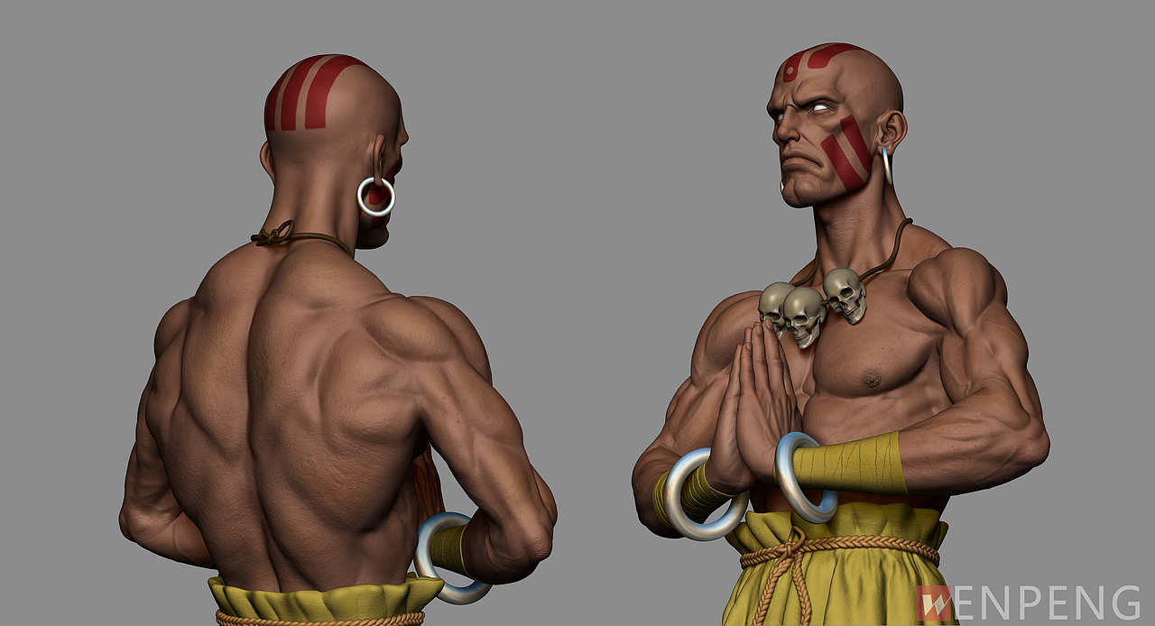 街霸系列_达尔锡_Dhalsim
