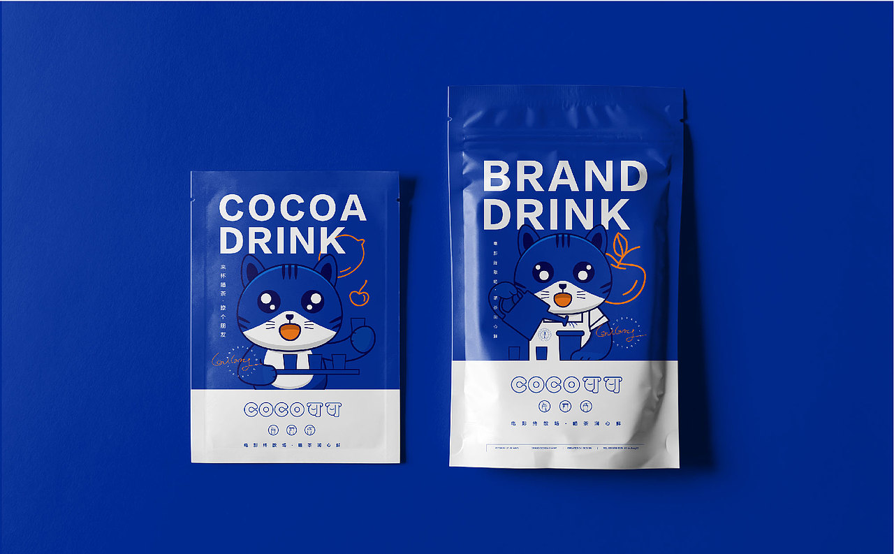 蓝猫可可IP形象-茶饮品牌（图ZMjk5NDMzNTA0） - IP形象 - 站酷设计师卢亮原创素材 - 站酷ZCOOL