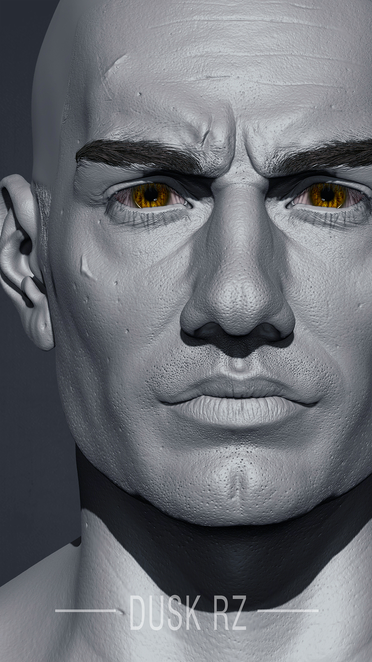 zbrush写实人像雕刻练习