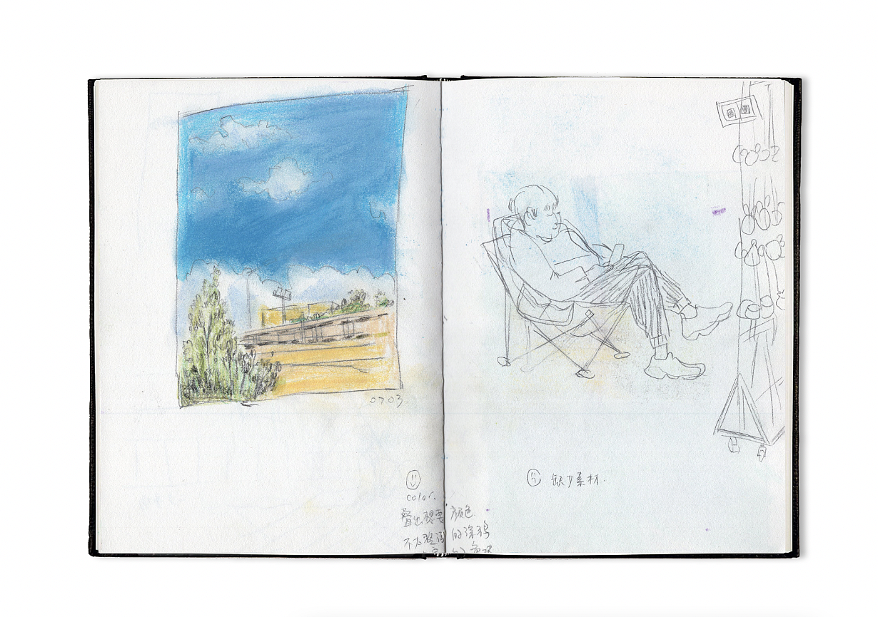 6-7月,速写本