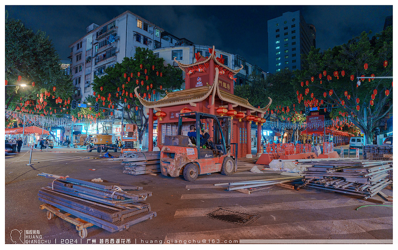 广州 越秀西湖花市｜开市前夕（图ZMzYxNTg3NTY0） - 环境/建筑摄影 - 站酷设计师HQC的视界观原创素材 - 站酷ZCOOL