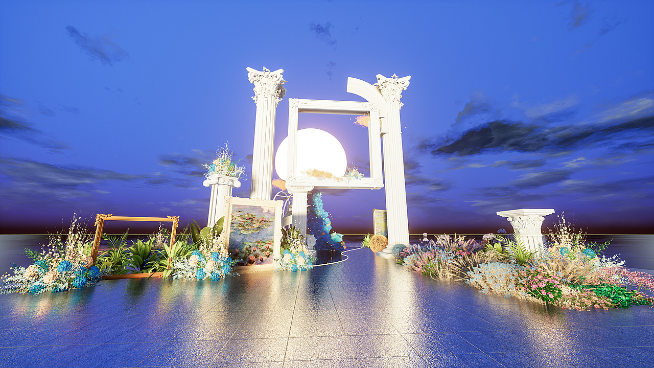 落日余晖——后花园（图ZMzIxNjU3Mzc2） - 展陈设计 - 站酷设计师冷颜ff原创素材 - 站酷ZCOOL