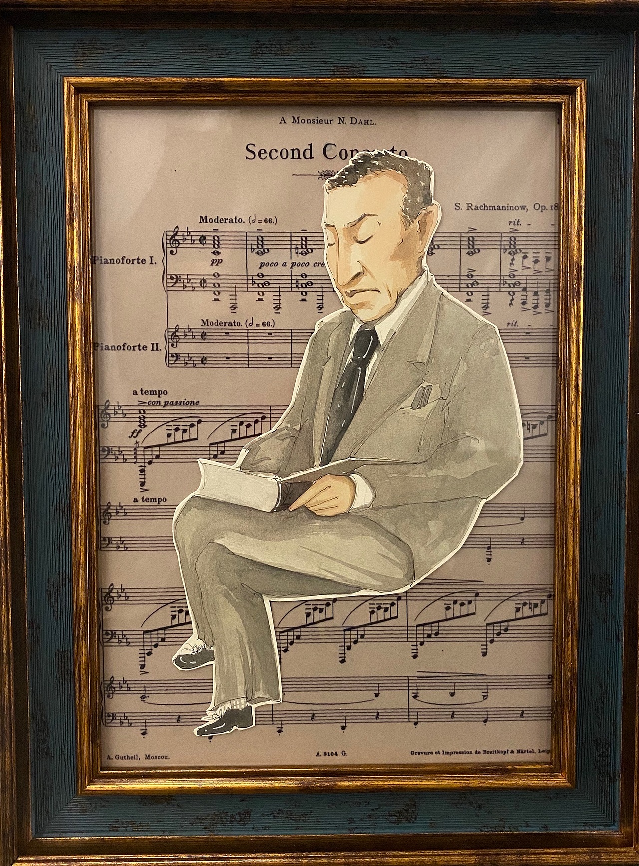 古典音乐家漫画之拉赫马尼诺夫（图ZMzE4MTk0MDUy） - 绘画 - 站酷设计师社会美育研究员原创素材 - 站酷ZCOOL