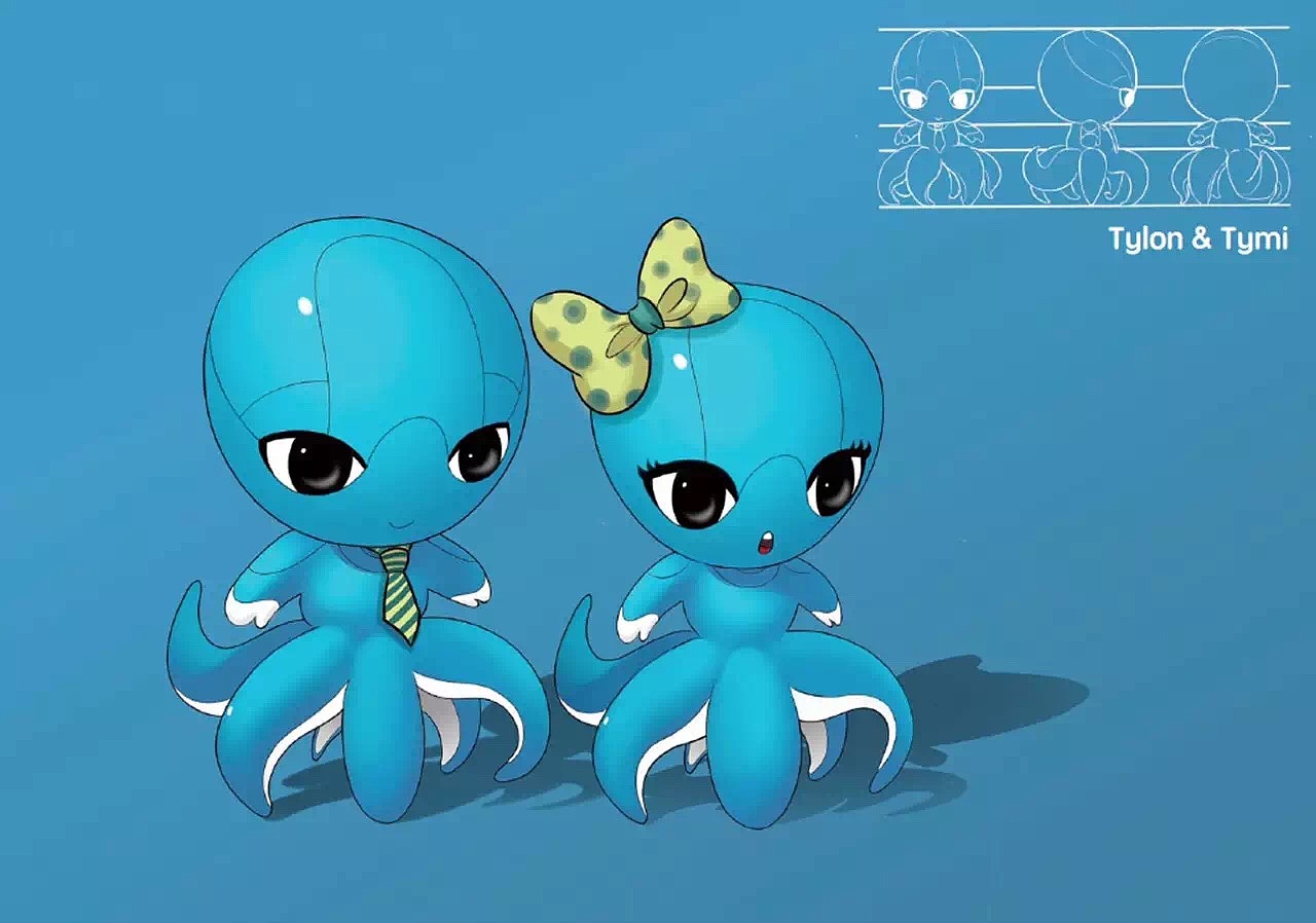 八爪网络IP形象设计--八小爪（图ZMzcwMjkxMjQ0） - IP形象 - 站酷设计师Mix_D原创素材 - 站酷ZCOOL