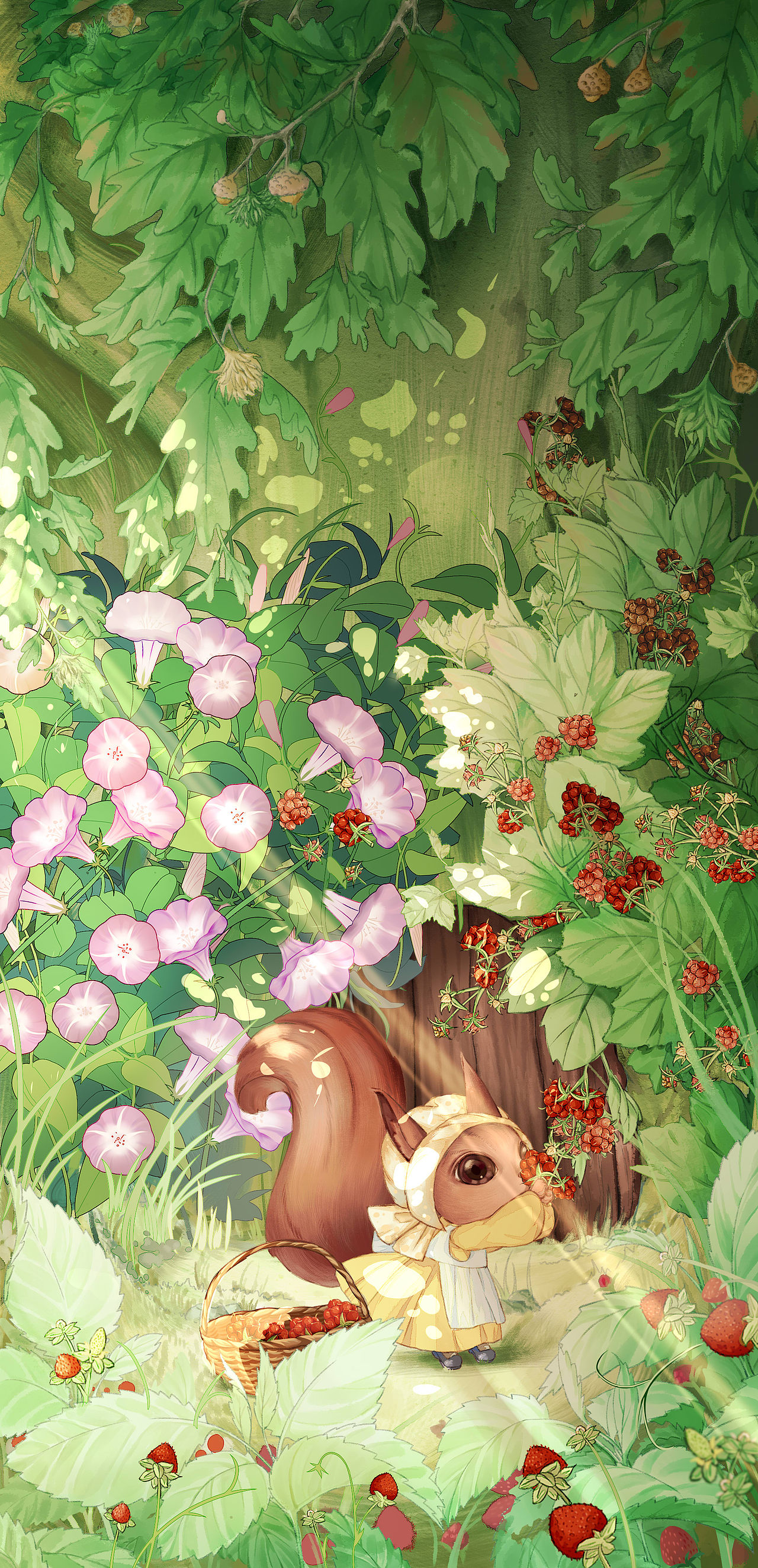 松鼠小姐的四季儿插练习