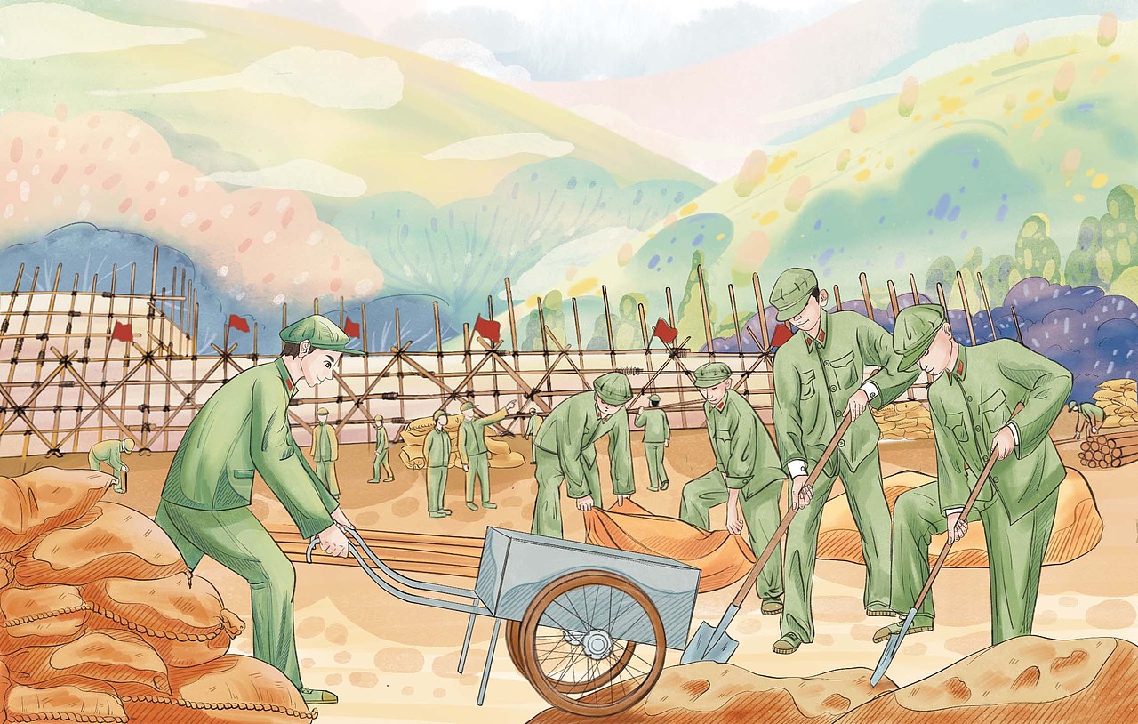 《飞向太空港》读物配图（已出版）