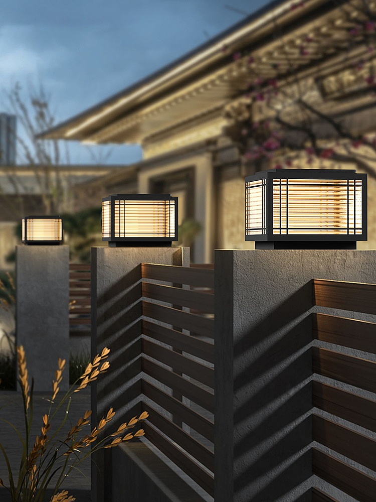 太阳能户外柱头灯