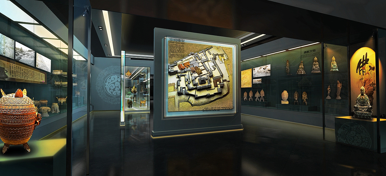 枣庄博物馆创意空间规划效果图方案（图ZMzAxMDM2MDI4） - 商业空间设计 - 站酷设计师智创多媒体科技原创素材 - 站酷ZCOOL