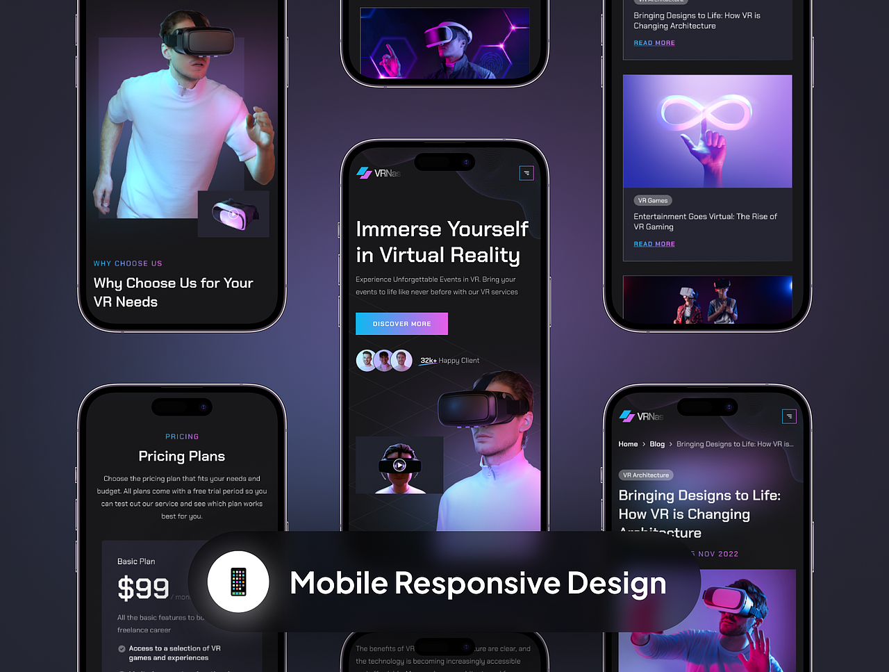 VRNas - VR Service Web Templates