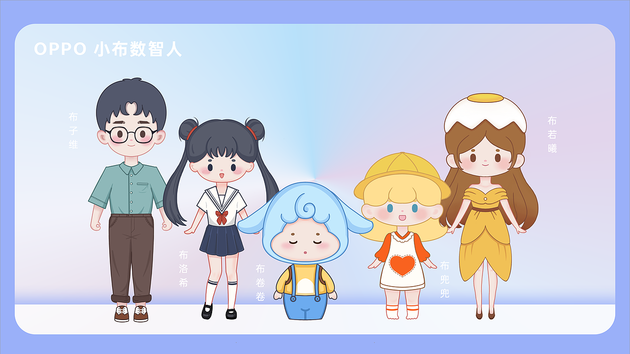 OPPO小布数智人形象共创大赛（图ZMzIwMTA4MDc2） - IP形象 - 站酷设计师良朵原创素材 - 站酷ZCOOL