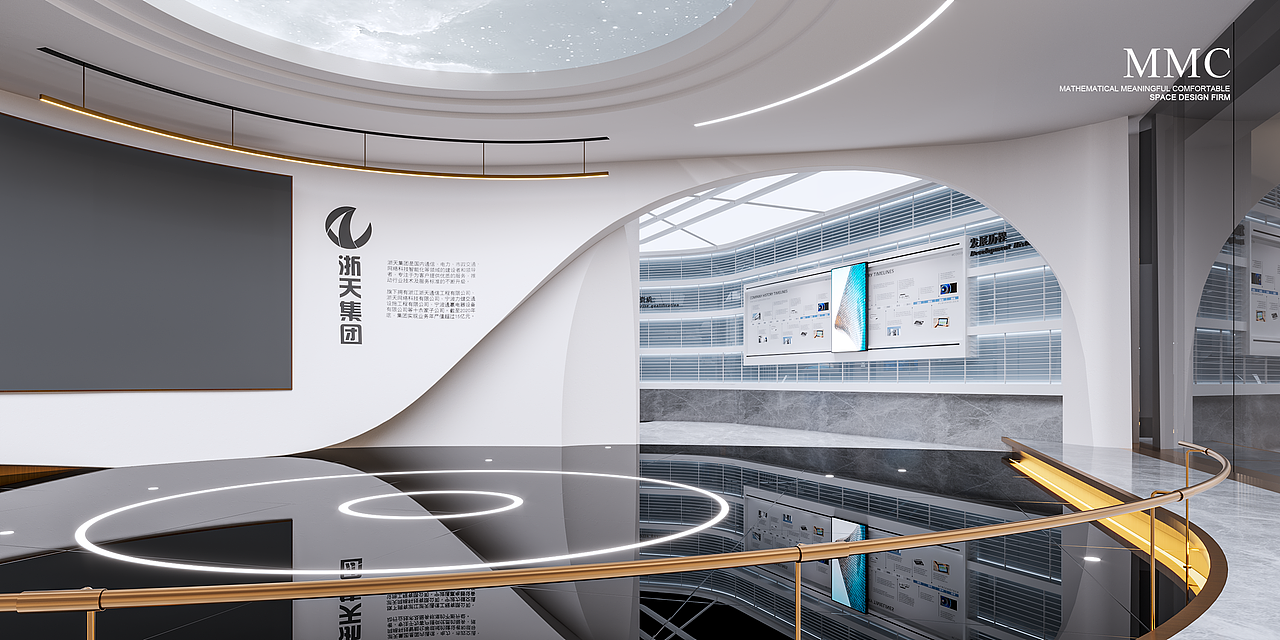 浙天集团企业展厅设计（图ZMzMzNzg3MTQ4） - 展陈设计 - 站酷设计师MMC锐原创素材 - 站酷ZCOOL