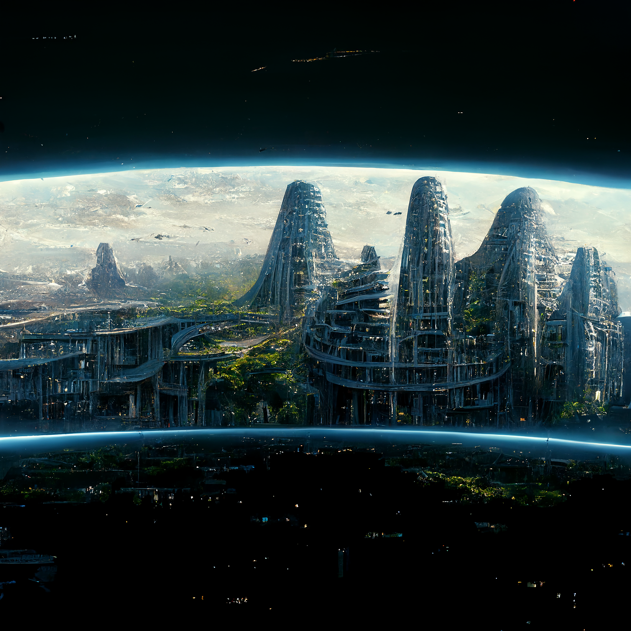AI作画 概念场景
