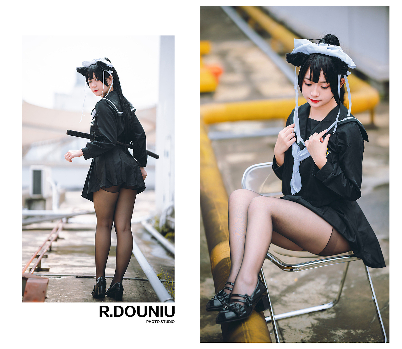 听说你们都很喜欢黑色的东西（图ZMzIzNzU4MjI4） - 人像摄影 - 站酷设计师R豆妞摄影原创素材 - 站酷ZCOOL