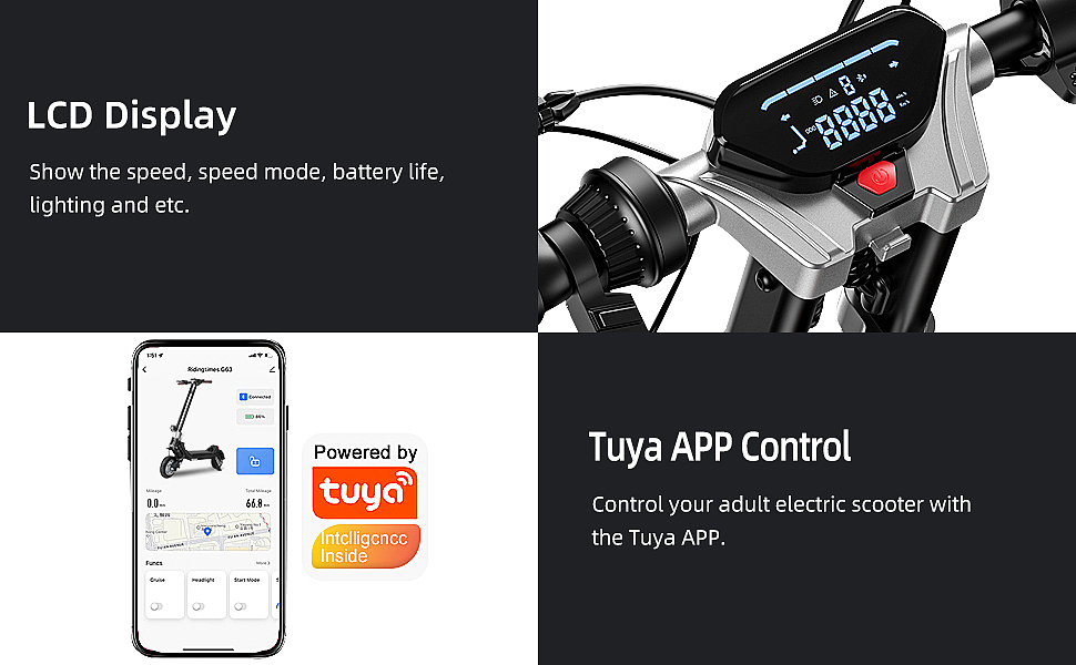 亚马逊主图A+-单驱滑板车