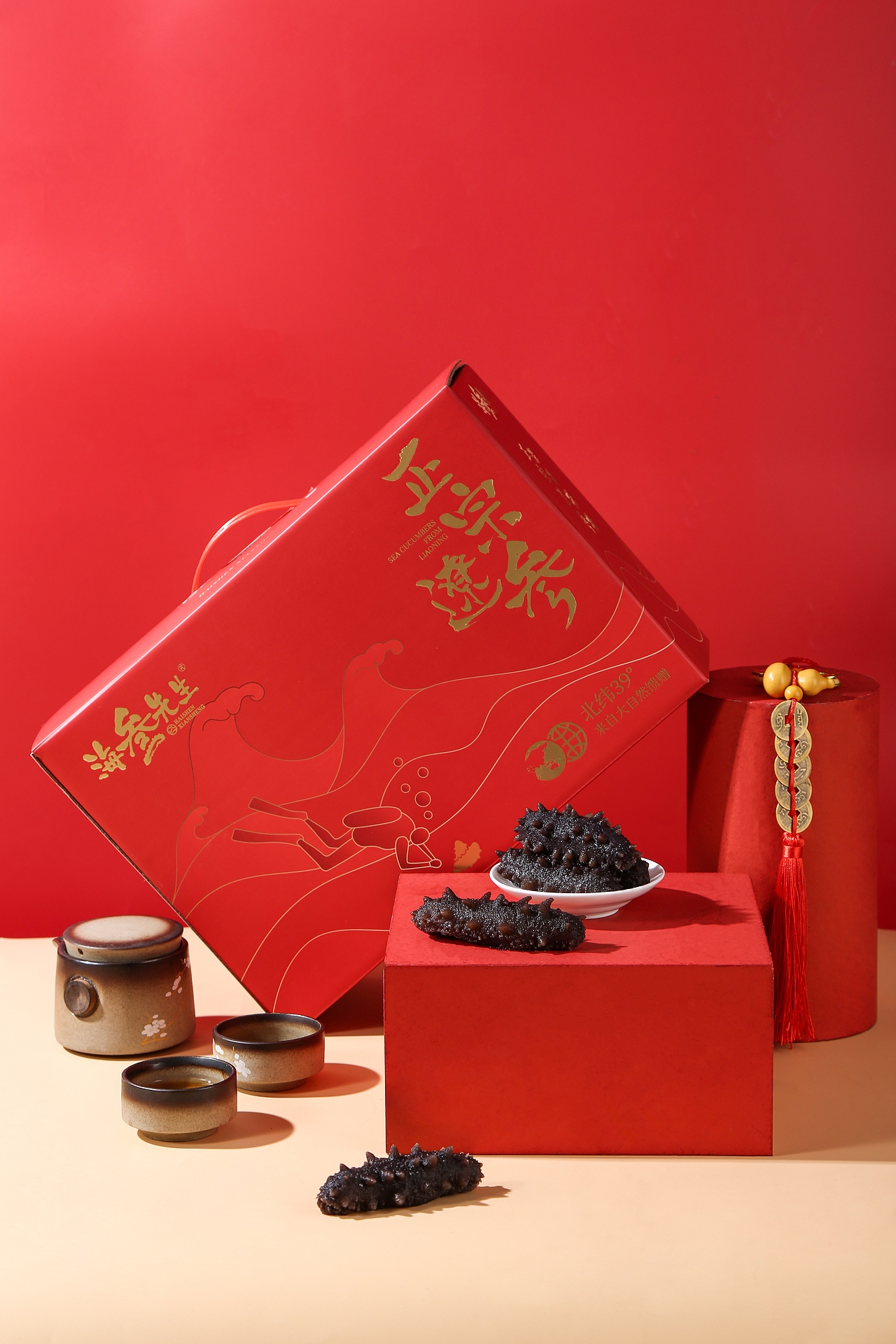 海参礼盒（图ZMzQwNzA2MTAw） - 产品摄影 - 站酷设计师广州视方摄影原创素材 - 站酷ZCOOL