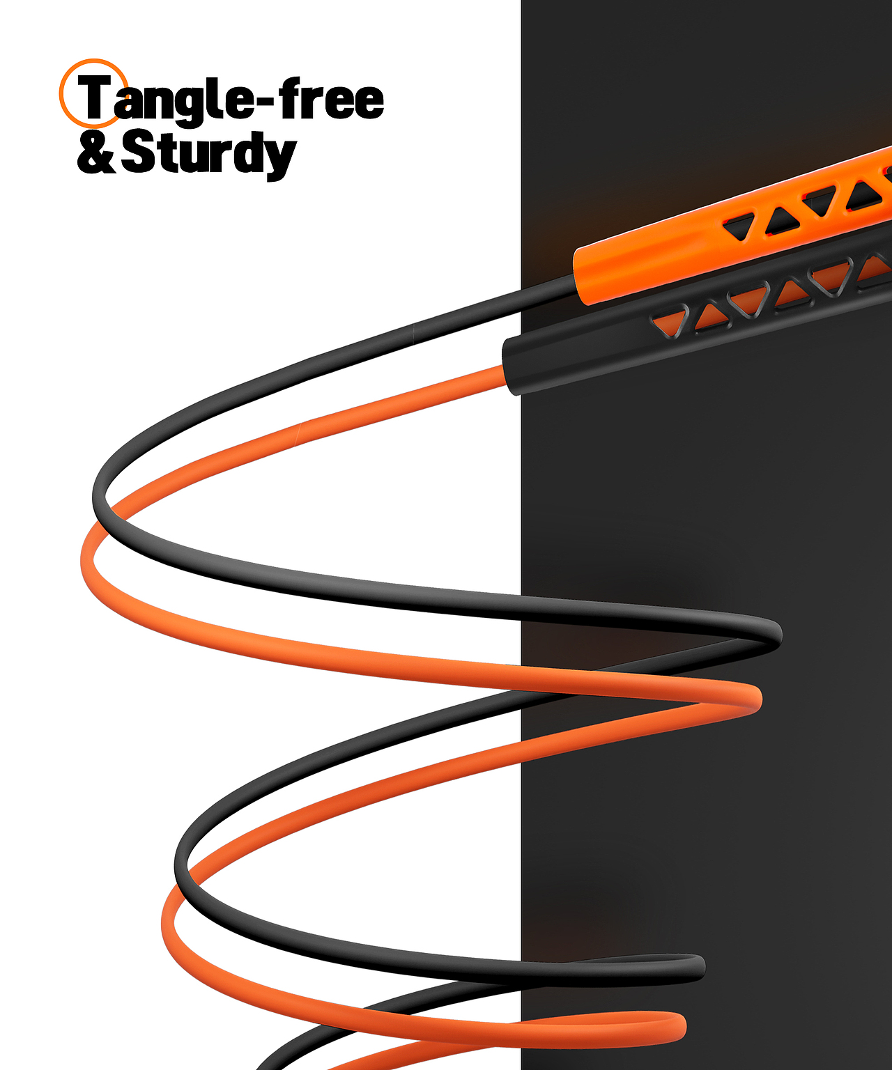 亚马逊 跳绳 套装 橙色黑色 碰撞色系