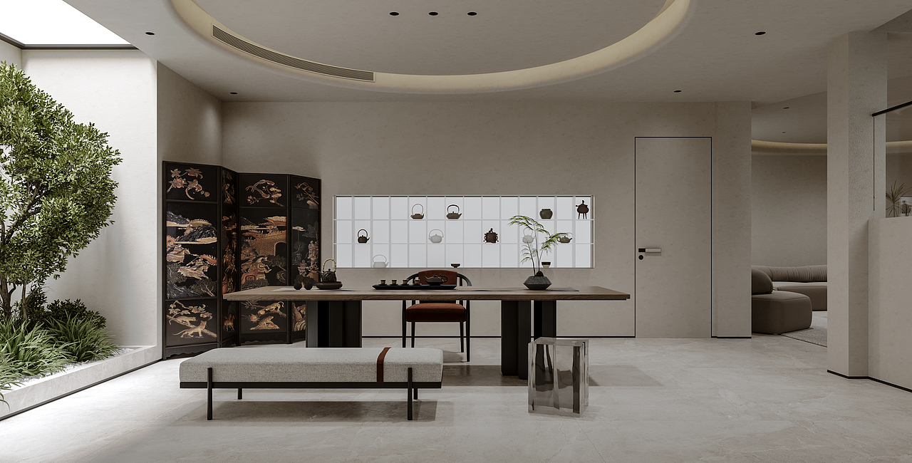 诧寂风别墅案例-艺米效果图