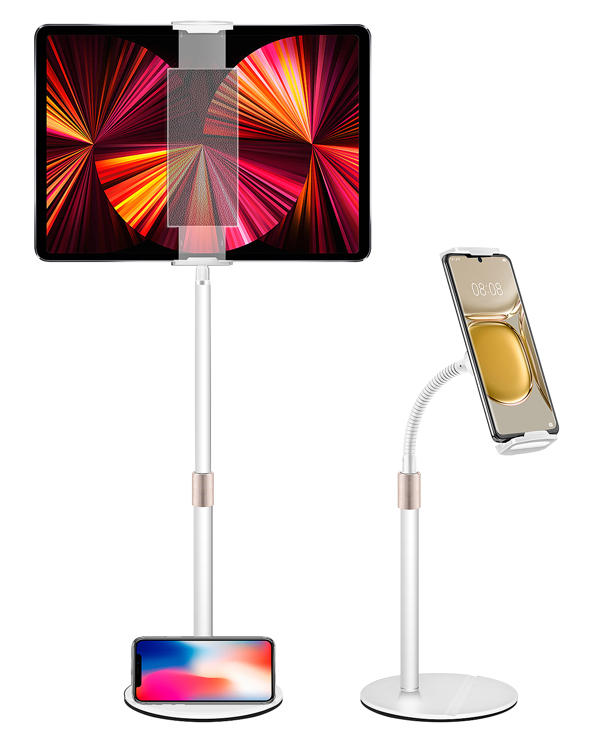 白色软管支架亚马逊详情图