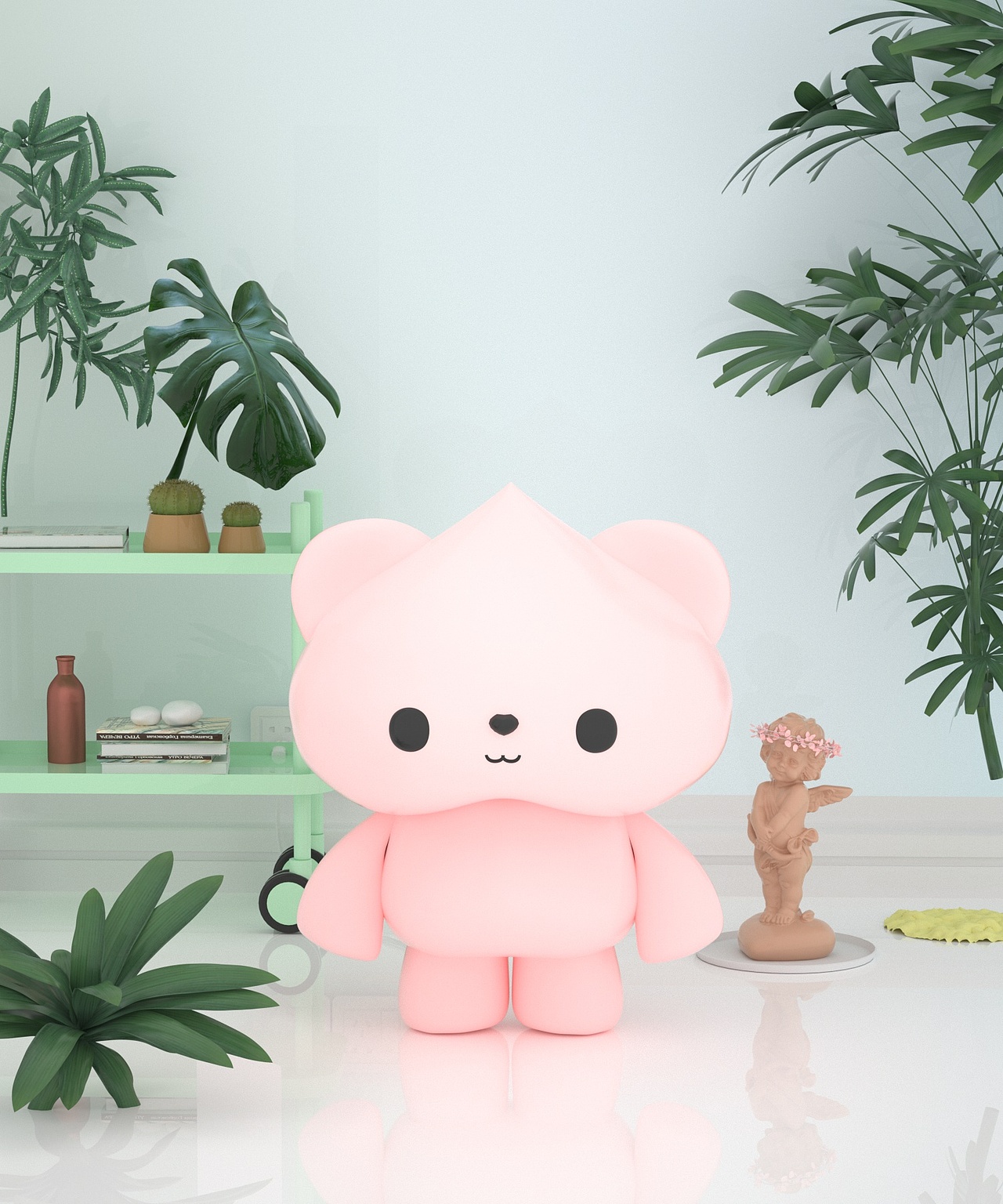 嘻嘻手工IP设计-桃气熊（图ZMzI3ODI0OTgw） - IP形象 - 站酷设计师设计师爽妹子原创素材 - 站酷ZCOOL