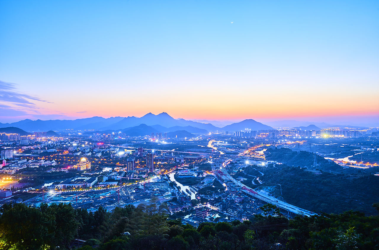 傍晚日落后的日转夜延时摄影（图ZMjk5OTkxMzUy） - 栏目片头 - 站酷设计师禹之66原创素材 - 站酷ZCOOL