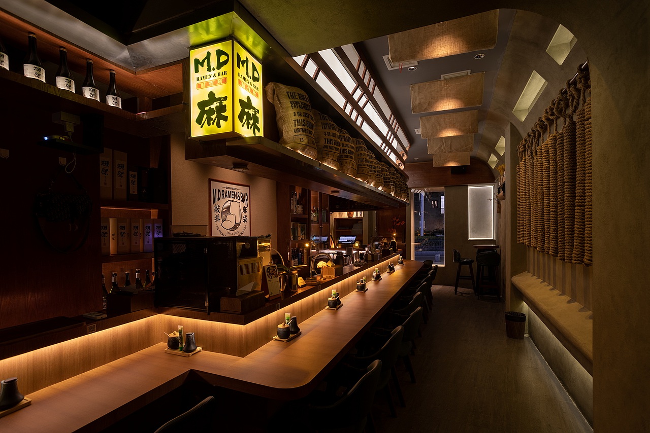 居酒屋空间摄影 | 麻袋拉面酒场×BIG WAY玩味（图ZMzEyMjY3MDc2） - 环境/建筑摄影 - 站酷设计师玩味拾光原创素材 - 站酷ZCOOL