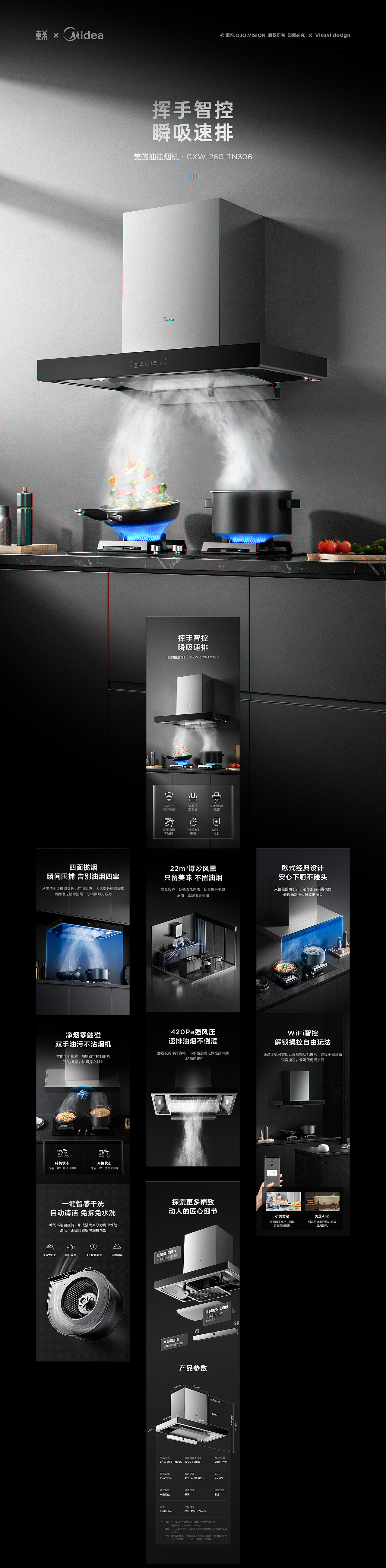 MIDEA ✖ TOSHIBA 详情页设计 ✖ 3