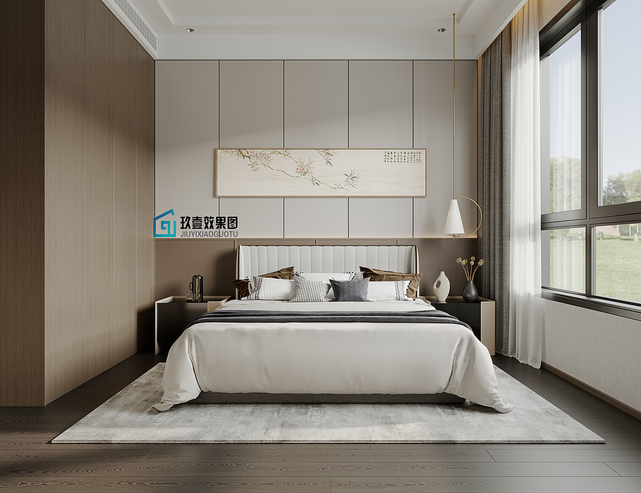 新中式（图ZMjk5NDAyMjUy） - 家装设计 - 站酷设计师玖壹室内设计原创素材 - 站酷ZCOOL