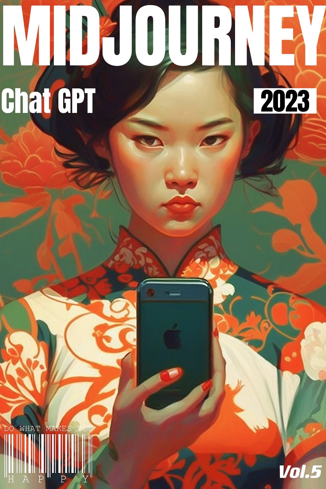 Midjourney绘画-旗袍