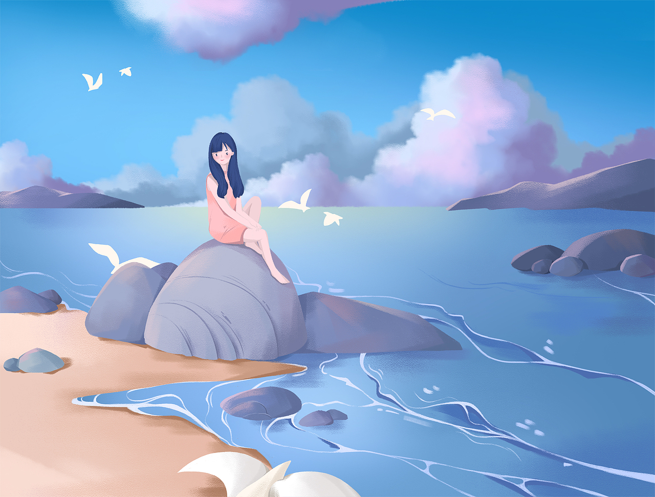 治愈系插画1