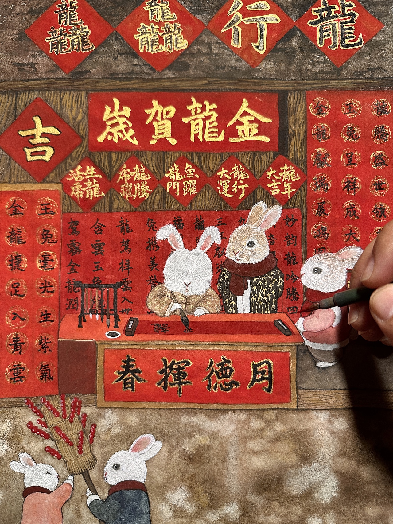 《癸卯二十四节气》大寒（图ZMzU4NDc5MTUy） - 艺术插画 - 站酷设计师程靖Jinn原创素材 - 站酷ZCOOL