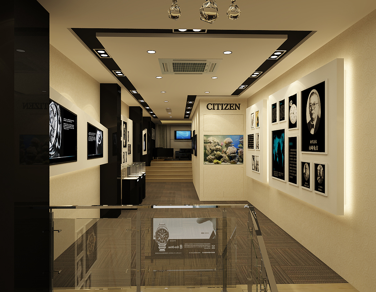 广州北京路西铁城旗舰店效果图