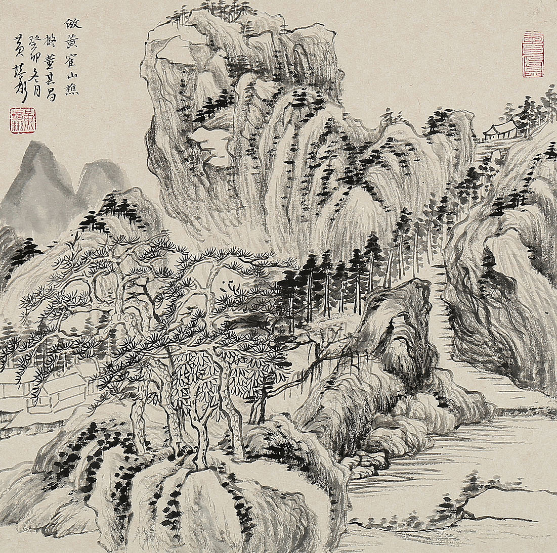 心中有山水（二）（图ZMzU2NjUwMzY0） - 绘画 - 站酷设计师大千摄影原创素材 - 站酷ZCOOL