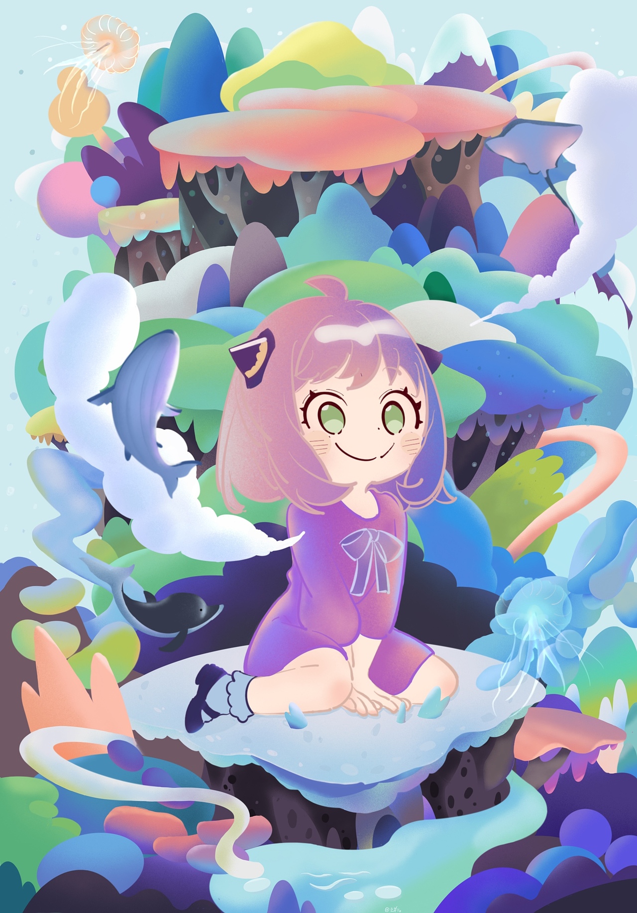 阿尼亚（图ZMzEzMzcxODE2） - 创作习作 - 站酷设计师豆芽儿_原创素材 - 站酷ZCOOL
