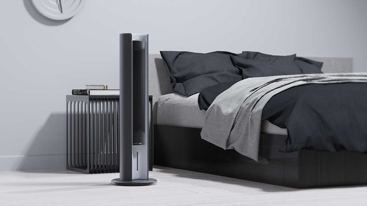 AIR-CONDITIONING FAN丨空调扇（图ZMzE3MTMwNjI0） - 电子产品 - 站酷设计师广州哈士奇设计原创素材 - 站酷ZCOOL