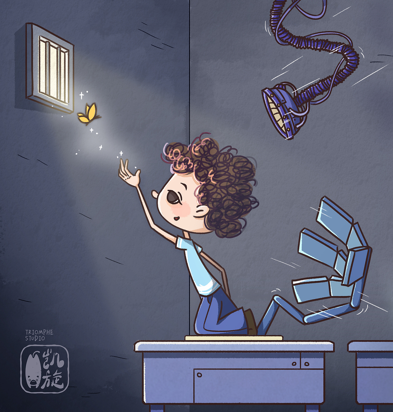 不，你看不见（图ZMzAzNDg2NDY4） - 创作习作 - 站酷设计师插画师凯漩原创素材 - 站酷ZCOOL