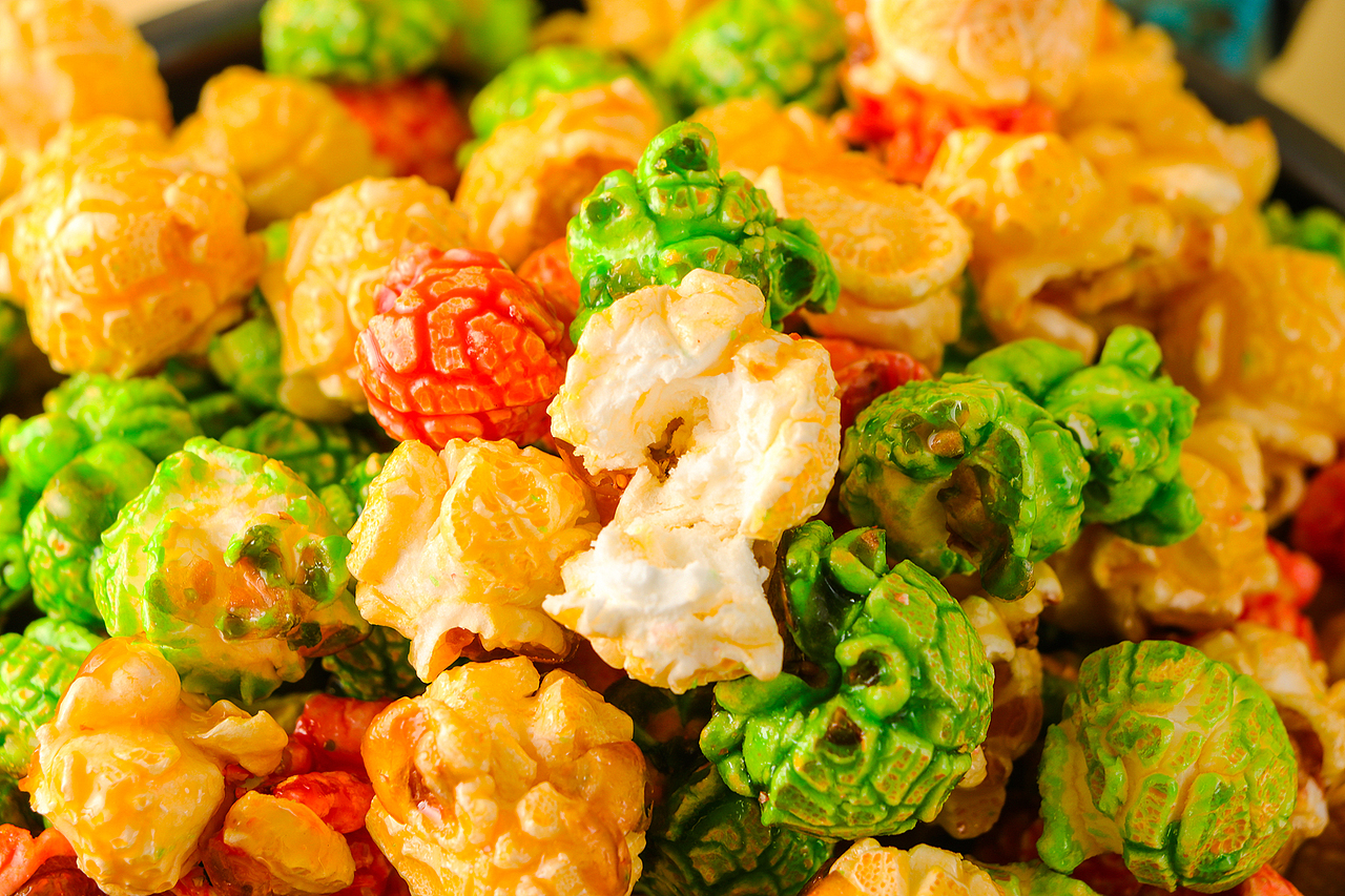 彩虹爆米花 玉米