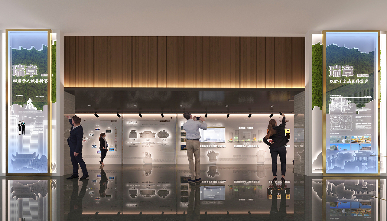 常州景瑞·宸运天赋品牌美学馆（图ZMzA3MjAxMjY0） - 展陈设计 - 站酷设计师点山展示原创素材 - 站酷ZCOOL