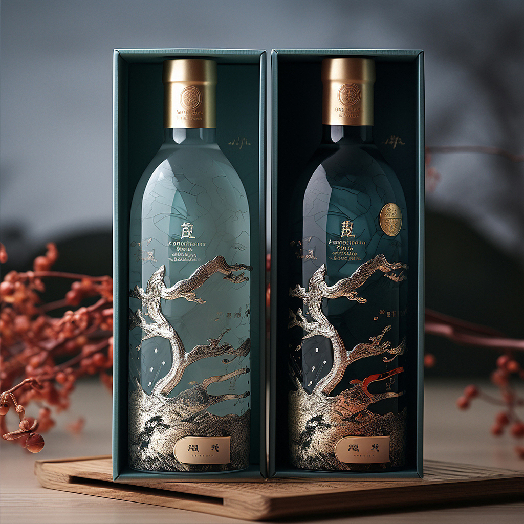 高端茶酒/鸡尾酒/威士忌包装设计（图ZMzYwNDcyMDEy） - AI作品 - 站酷设计师七七的崽原创素材 - 站酷ZCOOL