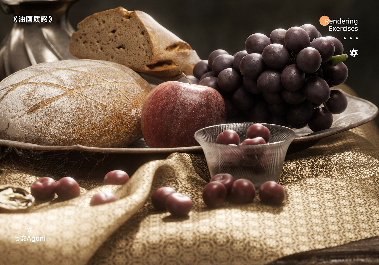 油画质感~混合案例渲染（图ZMzMyMTM2OTEy） - 场景 - 站酷设计师七安Agoni原创素材 - 站酷ZCOOL