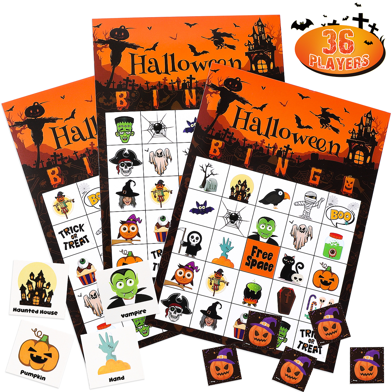 PTO_0XQX 万圣节bingo游戏36 player（图ZMzMzNjIwNTM2） - 其他平面 - 站酷设计师Lissam原创素材 - 站酷ZCOOL