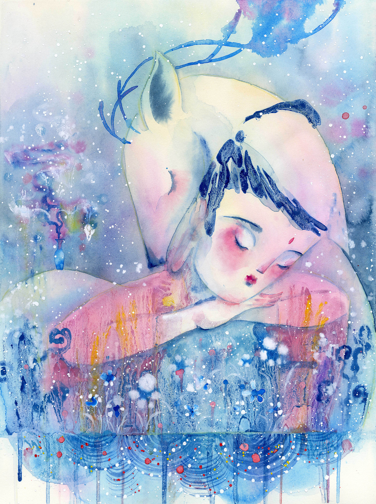 《万物繁花》佟彤个人插画展(系列作品篇)(图ZMzY5MjEyMjEy) - 艺术插画 - 站酷设计师佟彤ART原创素材 - 站酷ZCOOL