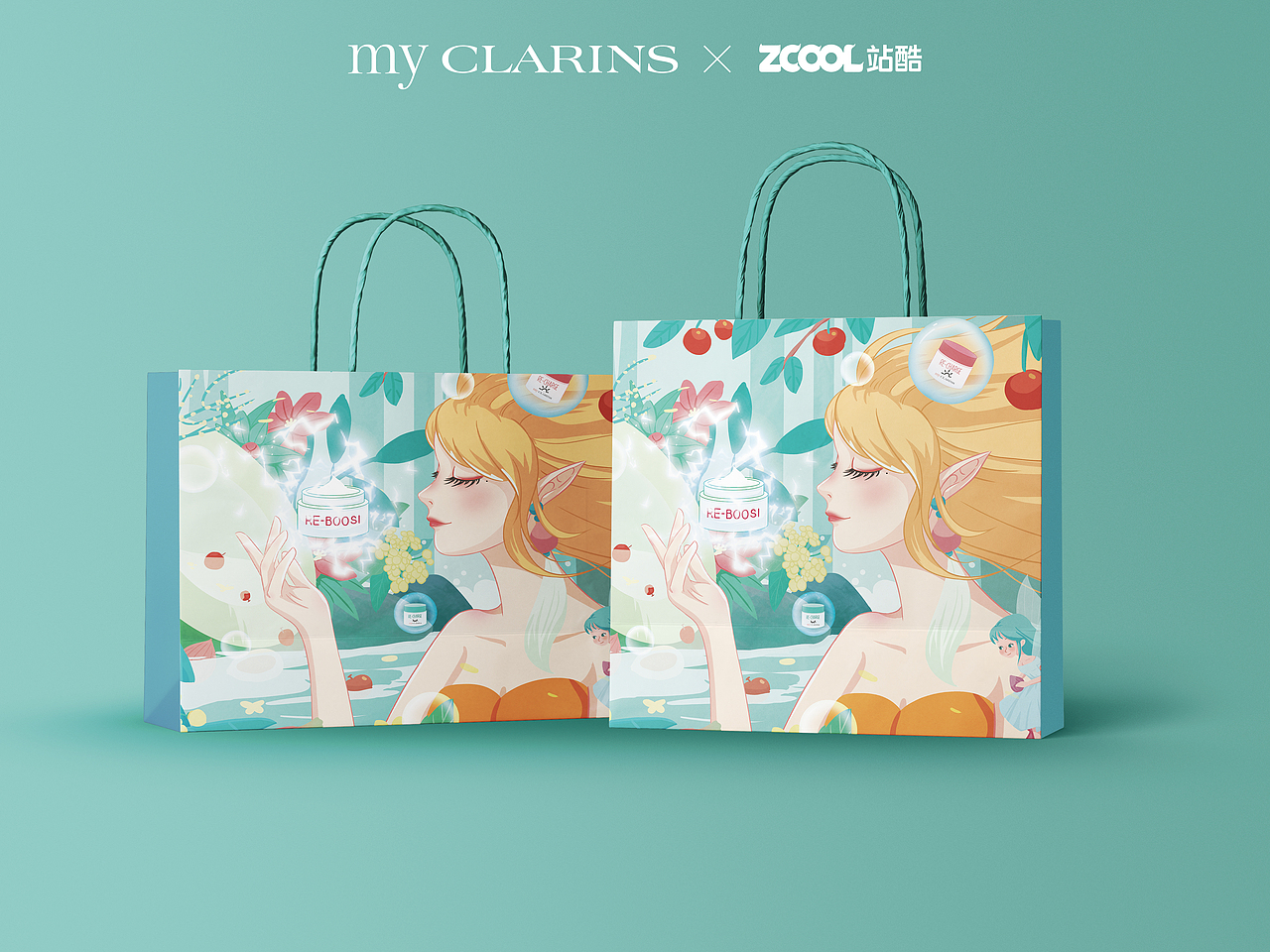 my CLARINS 寻找天然好食肌 X 精灵的魔法（图ZMjk4NDczMjA0） - 海报 - 站酷设计师胖胖胖雅原创素材 - 站酷ZCOOL