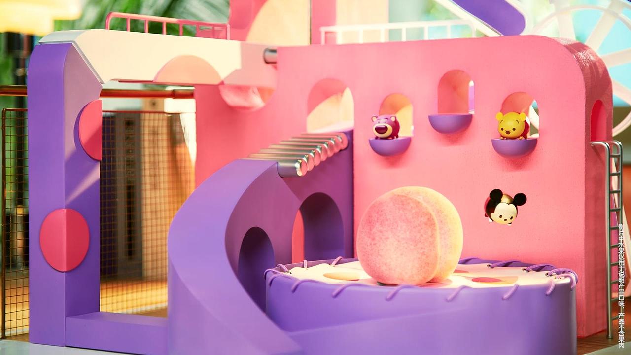 农夫山泉X迪士尼松松:松松瓶盖气泡水玩出夏日新花样