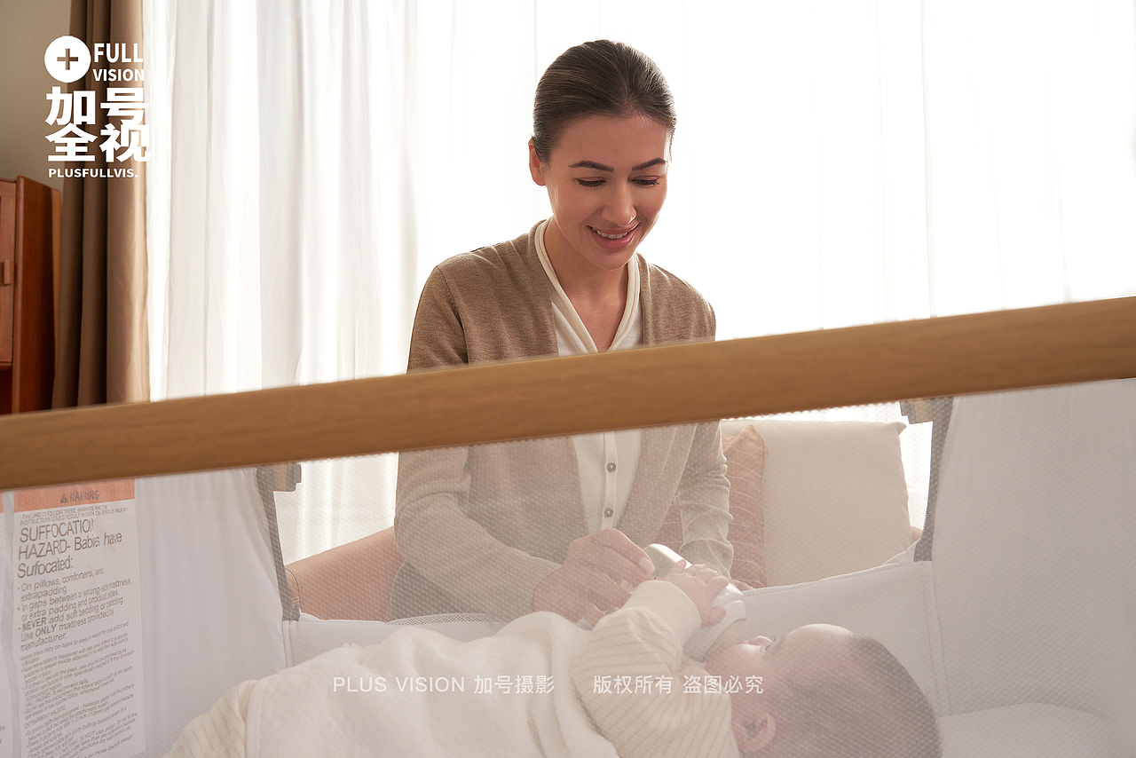 婴儿床拍摄案例｜亚马逊外贸婴儿床babyboat✖️加号（图ZMzY0NjY1MTA0） - 产品摄影 - 站酷设计师加号视觉供应商原创素材 - 站酷ZCOOL