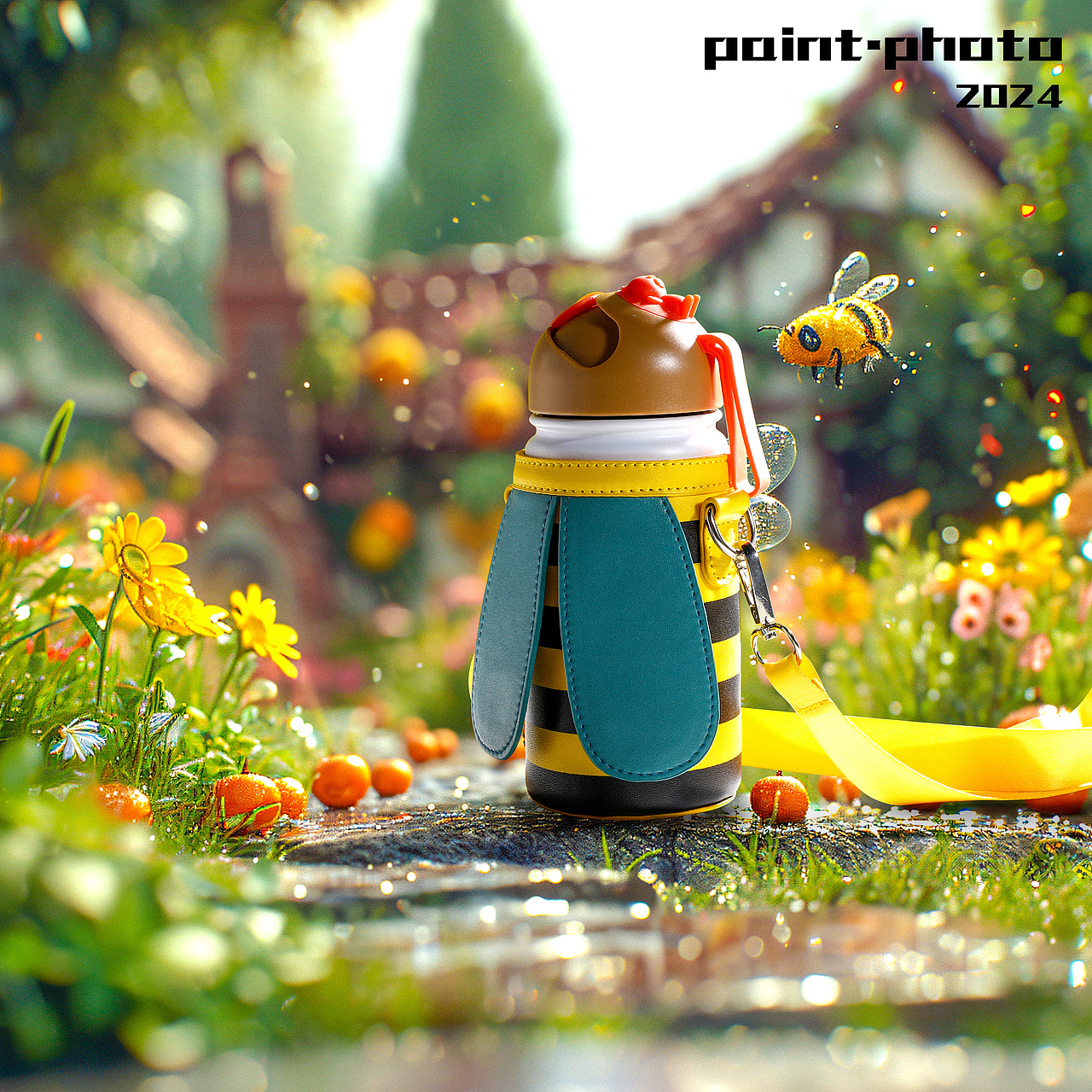 everich小蜜蜂杯套摄影-paint.photo（图ZMzYwMDk1Mzg4） - 产品摄影 - 站酷设计师PaintPhoto原创素材 - 站酷ZCOOL