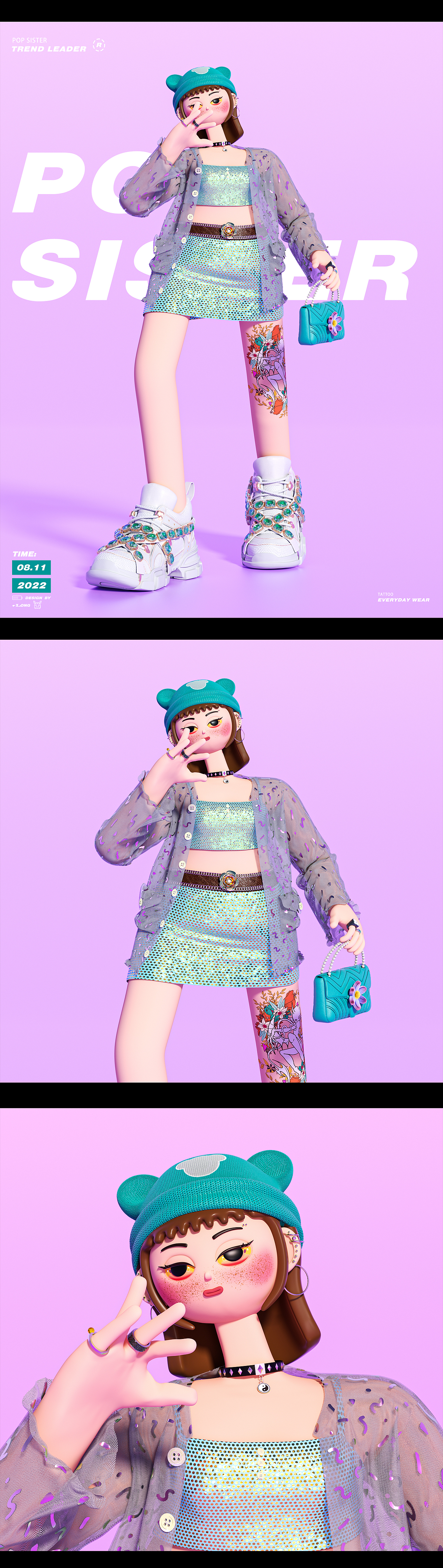 『 Pop sister 』Debutψ(图ZMzEzNDIzMjE2) - 人物/生物 - 站酷设计师龙爷LY原创素材 - 站酷ZCOOL