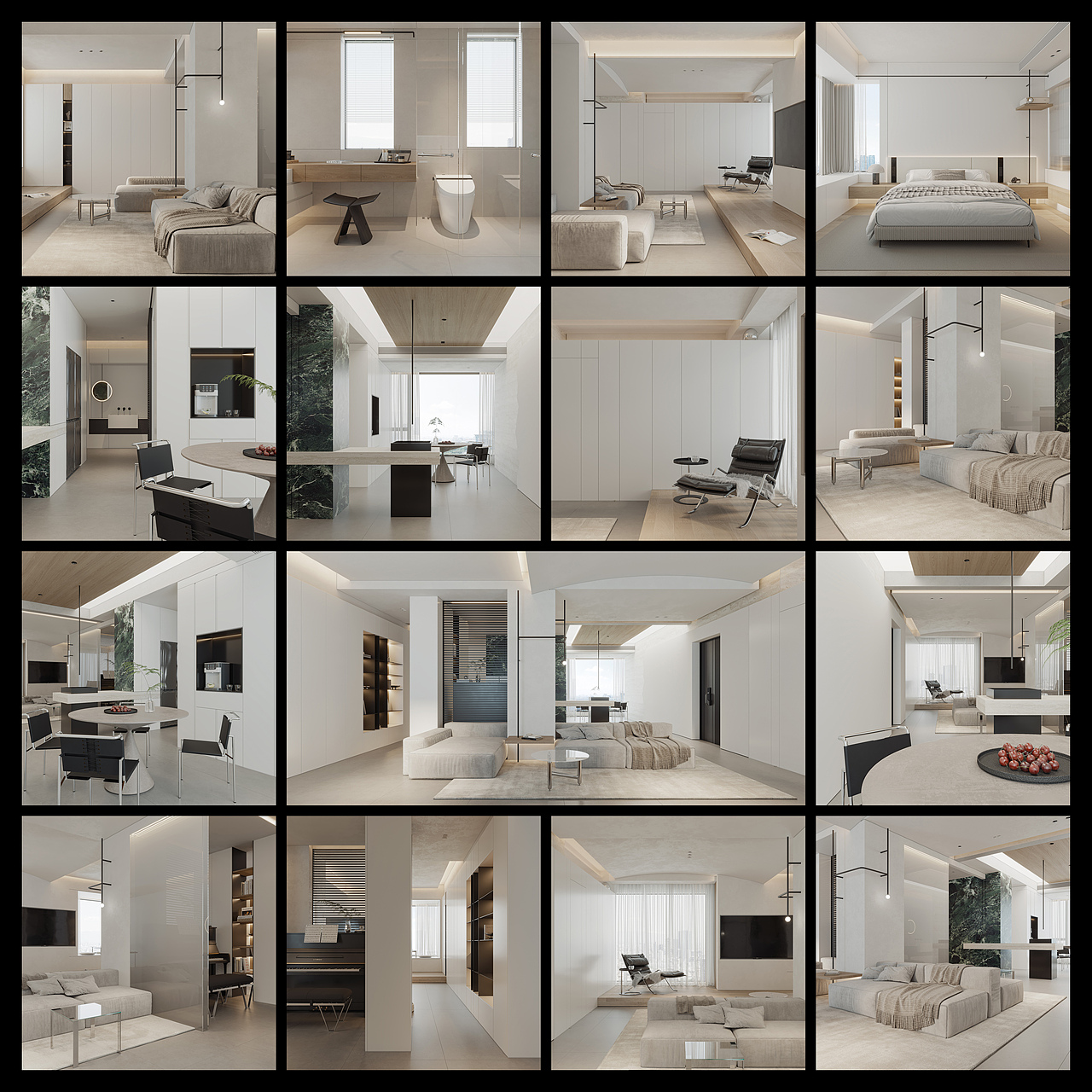 冈舍效果图表现-2024.3.31（图ZMzY1NjAzNzUy） - 家装设计 - 站酷设计师冈舍表现一小豪原创素材 - 站酷ZCOOL